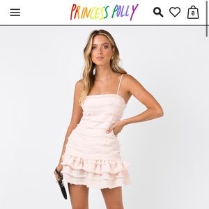COPY - Princess Polly Molina blush mini dress